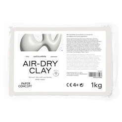 PaperConcept Glinka samoutwardzalna Air-Dry Clay - - Extra White 5 kg ><noscript><img width=