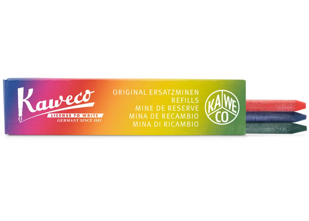 Kaweco Grafity do ołówka automatycznego 5,6 mm - - kolorowe, 3 szt. > Wkłady Do Ołówków