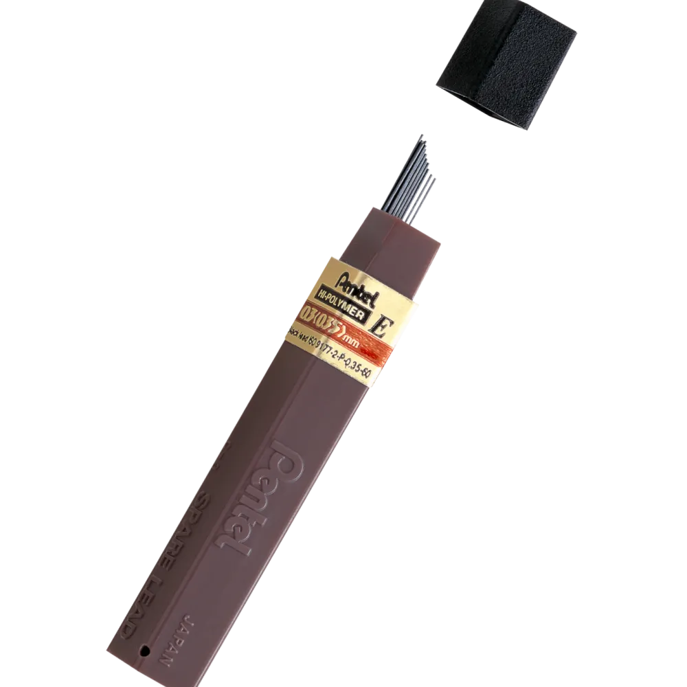 Pentel Grafity do ołówków Hi Polymer 0,3 mm - - H, 12 szt. > Wkłady Do Ołówków
