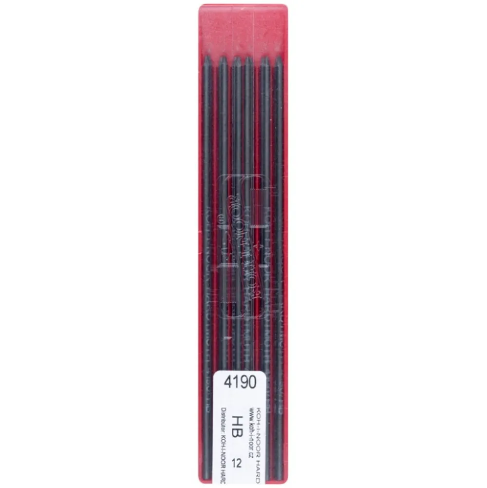 KOH-I-NOOR Grafity do ołówków 2 mm - - HB, 12 szt. > Wkłady Do Ołówków