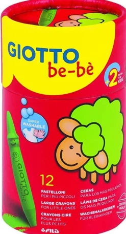 Giotto Grube kredki świecowe dla dzieci - bebe - 12 szt. > Dzieci Kredki Dla Dzieci