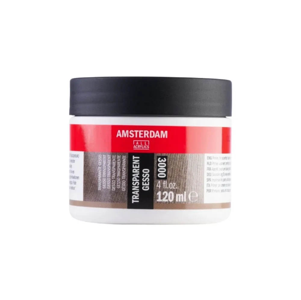 Amsterdam Grunt malarski podkład Gesso - - transparentny 120 ml