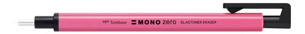 Tombow Gumka automatyczna MONO zero - - okrągła, Neon Pink