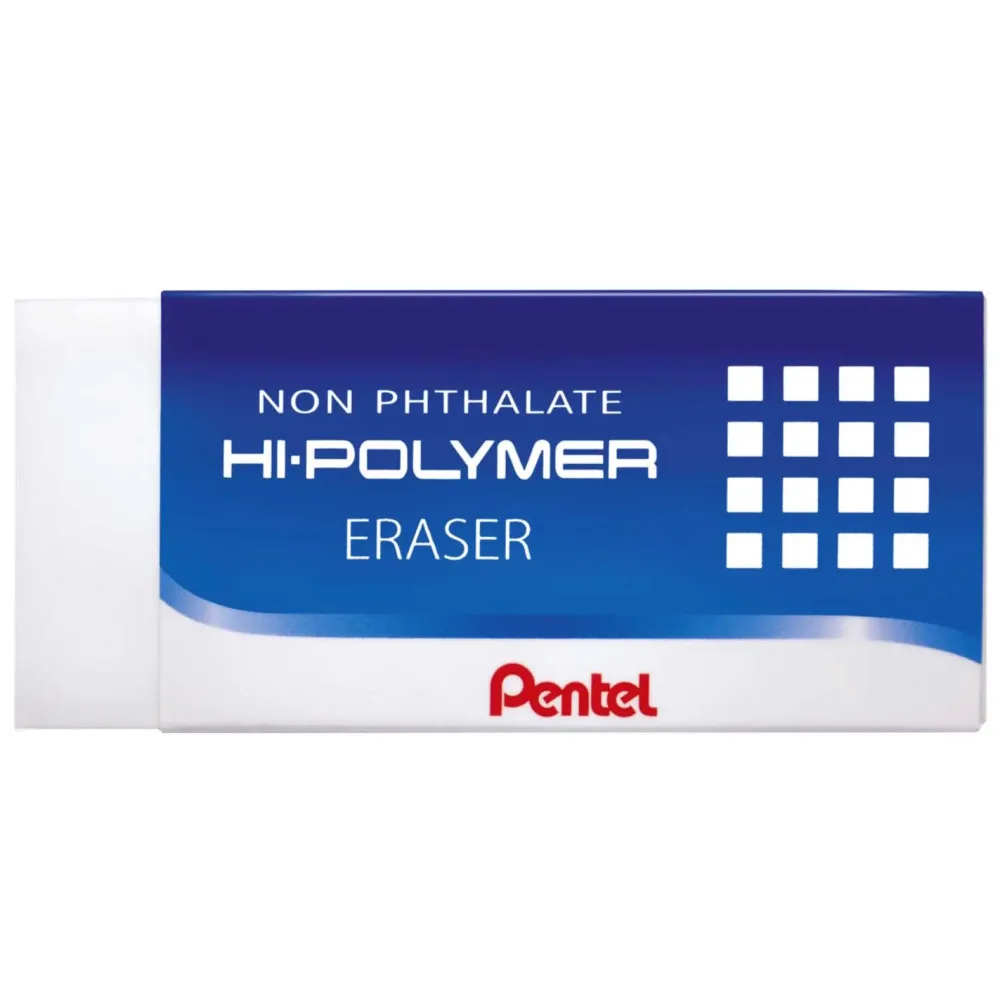 Pentel Gumka do ścierania, ołówkowa Hi-Polymer - - duża > Akcesoria