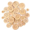 dpCraft Guziki drewniane - - naturalne, 30 szt.