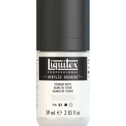 Liquitex Gwasz akrylowy - - Titanium White, 59 ml > Farby Gwasze I Tempery|Farby Akrylowe