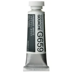 Holbein Gwasz Artists’ Gouache - - Primary White, 15 ml