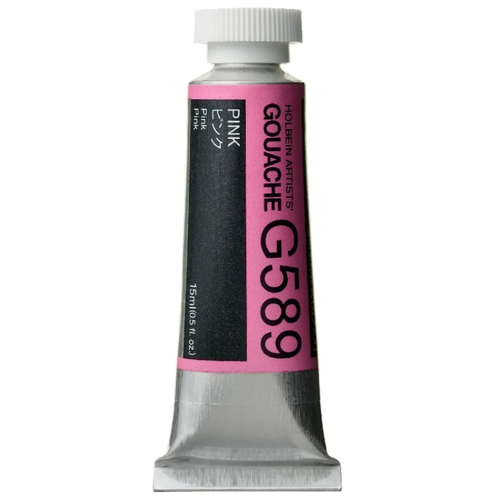 Holbein Gwasz Artists’ Gouache - - Pink, 15 ml > Farby Gwasze I Tempery