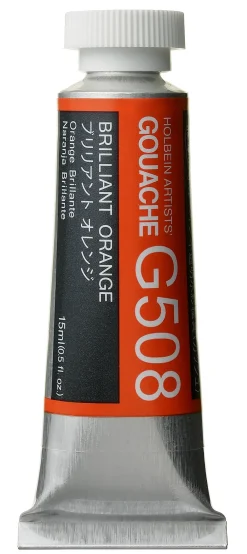 Holbein Gwasz Artists’ Gouache - - Cadmium Yellow Orange, 15 ml ><noscript><img width=