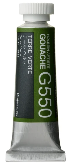 Holbein Gwasz Artists’ Gouache - - Phthalo Green, 15 ml > Farby Gwasze I Tempery