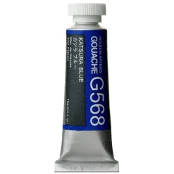 Holbein Gwasz Artists’ Gouache - - Katsura Blue, 15 ml