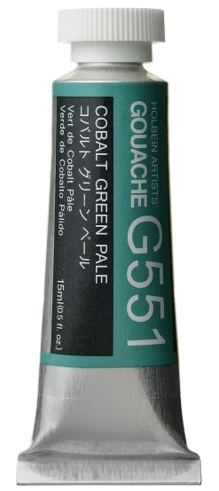 Holbein Gwasz Artists’ Gouache - - Ice Blue, 15 ml > Farby Gwasze I Tempery