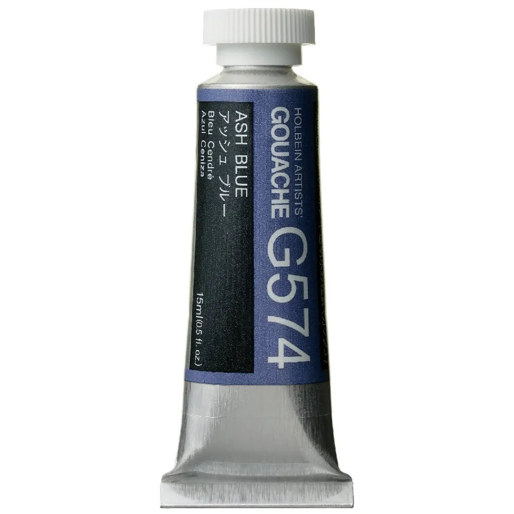 Holbein Gwasz Artists’ Gouache - - Ash Blue, 15 ml