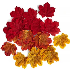 dpCraft Jesienne liście Klonu - - 7-8 cm 50 szt. > Kwiaty I Ozdoby Roślinne
