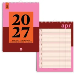 Good Tuesday Kalendarz ścienny 2027 Family - - Bold Block A3