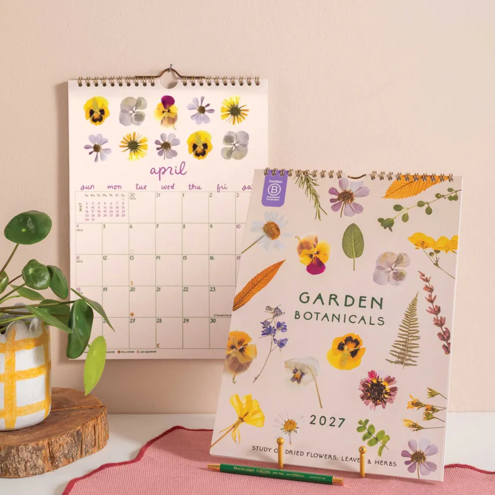 Good Tuesday Kalendarz ścienny 2027 - - Garden Botanicals A4 > Kalendarze Wiszące