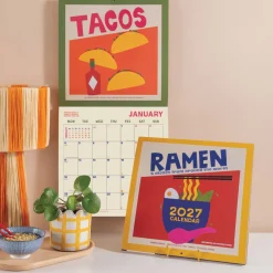 Good Tuesday Kalendarz ścienny 2027 - - Dishes Around the World 30 × 30 cm