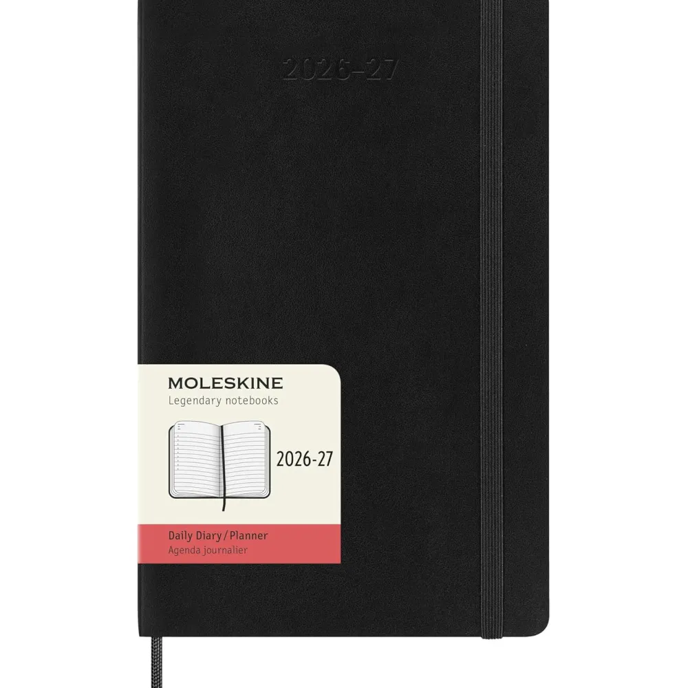 Moleskine Kalendarz dzienny 2026/2027 L - - Black > Kalendarze Książkowe