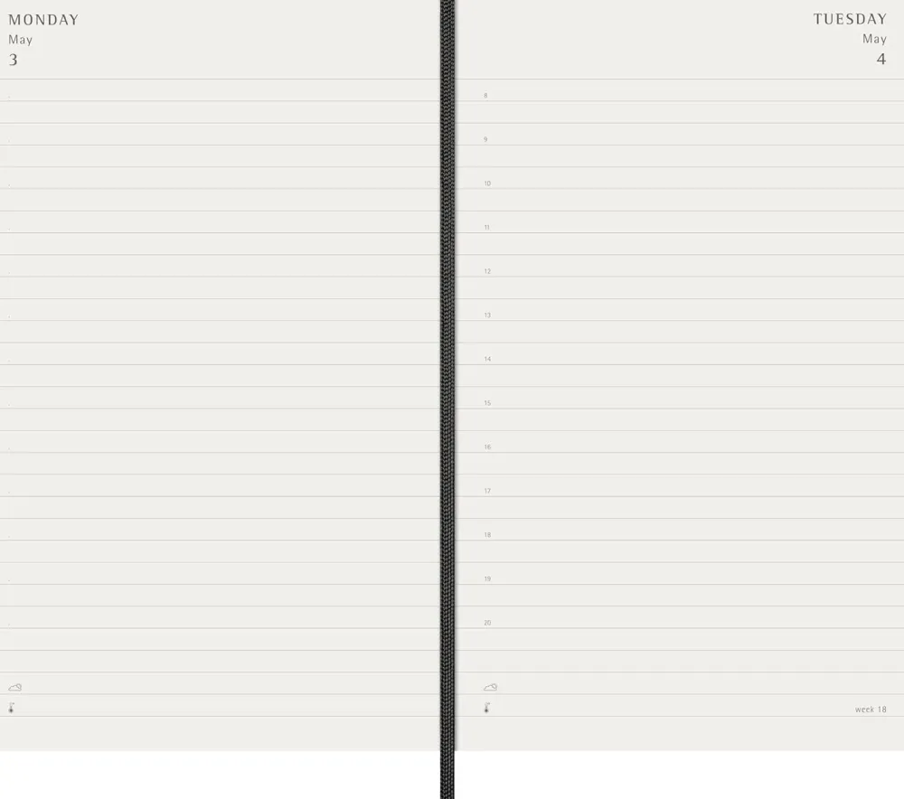 Moleskine Kalendarz dzienny 2026/2027 L - - Black > Kalendarze Książkowe