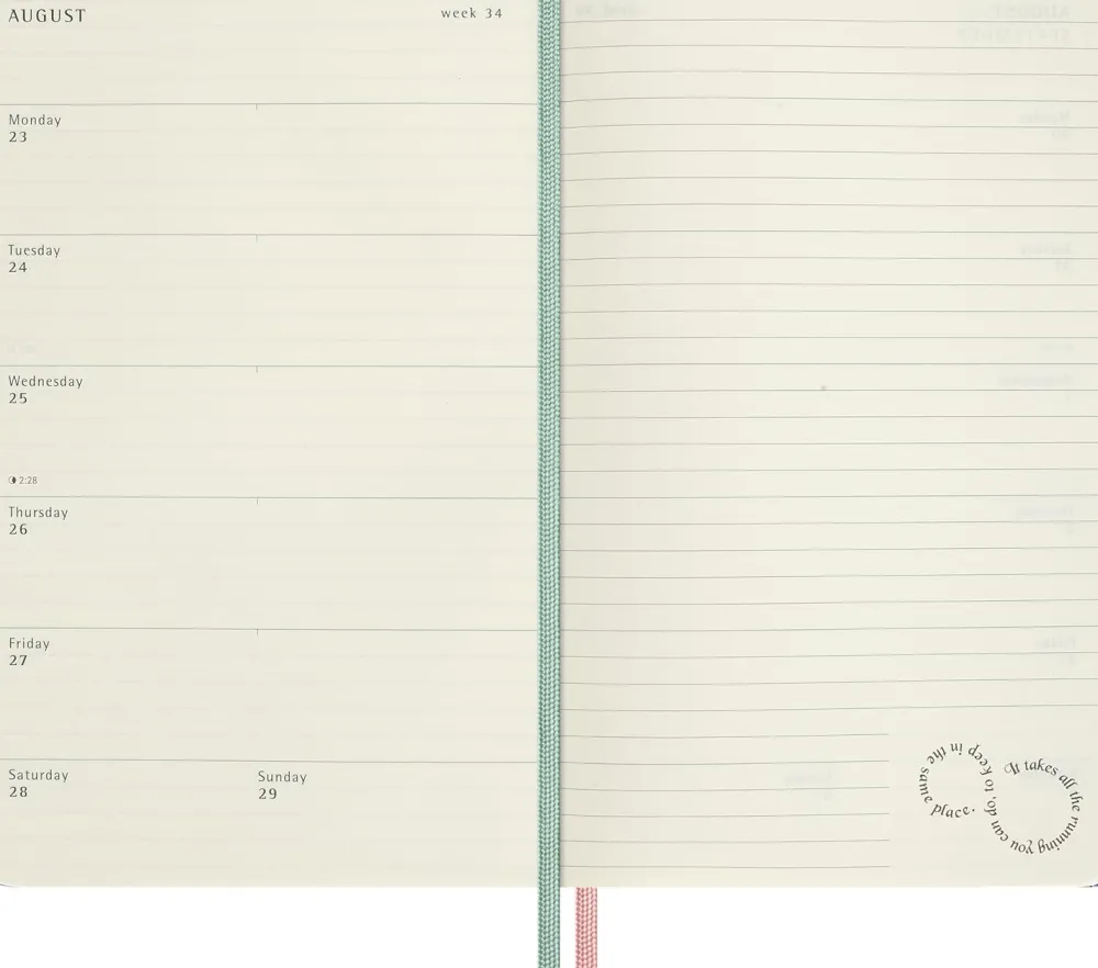 Moleskine Kalendarz tygodniowy Alice's Adventures in Wonderland 2026/2027 L - > Kalendarze Książkowe