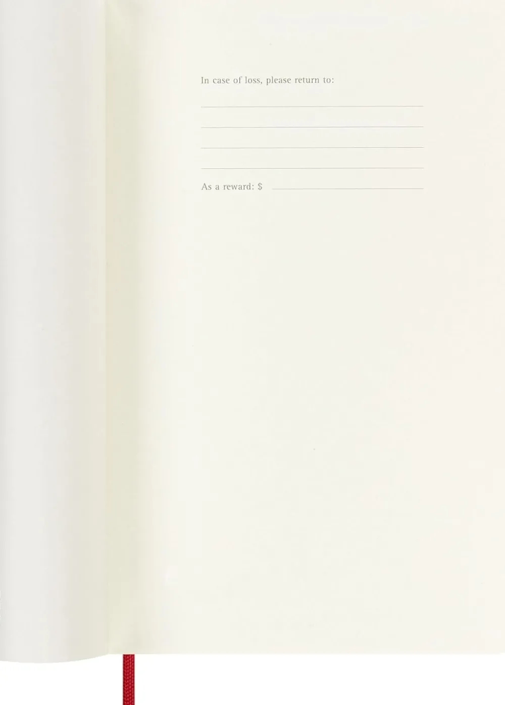 Moleskine Kalendarz tygodniowy 2026/2027 L - - Scarlet Red