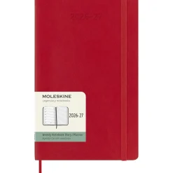 Moleskine Kalendarz tygodniowy 2026/2027 L - - Scarlet Red