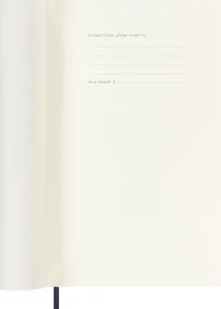 Moleskine Kalendarz tygodniowy 2026/2027 L - - Sapphire Blue