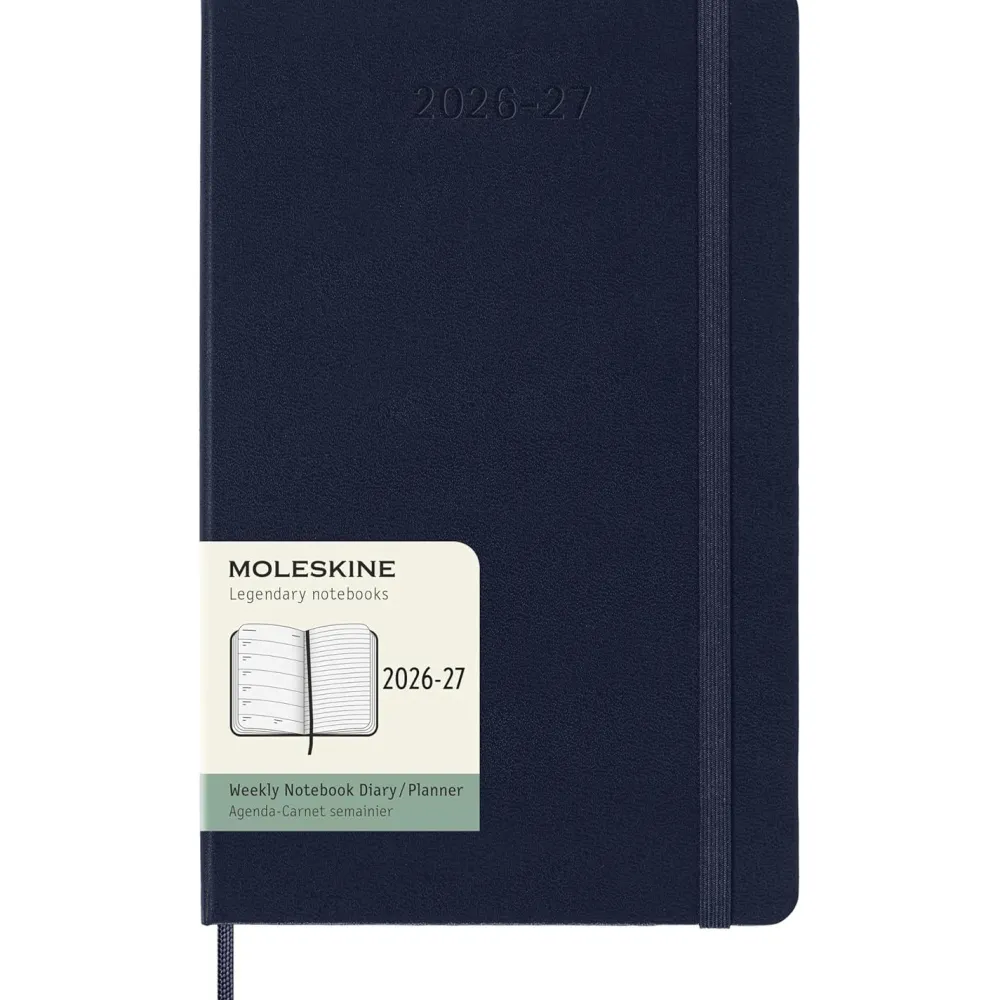 Moleskine Kalendarz tygodniowy 2026/2027 L - - Sapphire Blue > Kalendarze Książkowe