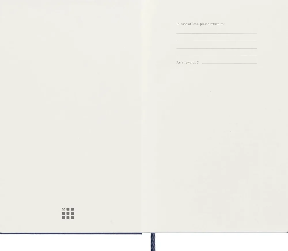Moleskine Kalendarz tygodniowy 2026/2027 L - - Sapphire Blue > Kalendarze Książkowe