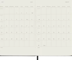 Moleskine Kalendarz tygodniowy 2026/2027 L - - Black