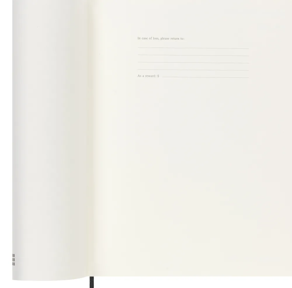 Moleskine Kalendarz tygodniowy 2026/2027 XL - - Black > Kalendarze Książkowe