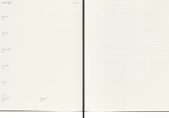 Moleskine Kalendarz tygodniowy 2026/2027 XL - - Black