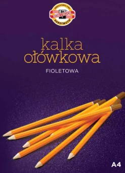 KOH-I-NOOR Kalka ołówkowa A4 - - fioletowa, 25 arkuszy