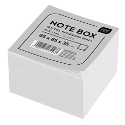 Interdruk Karteczki klejone Note Box - - białe, 8,5 x 8,5 x 3,5 cm > Karteczki Samoprzylepne