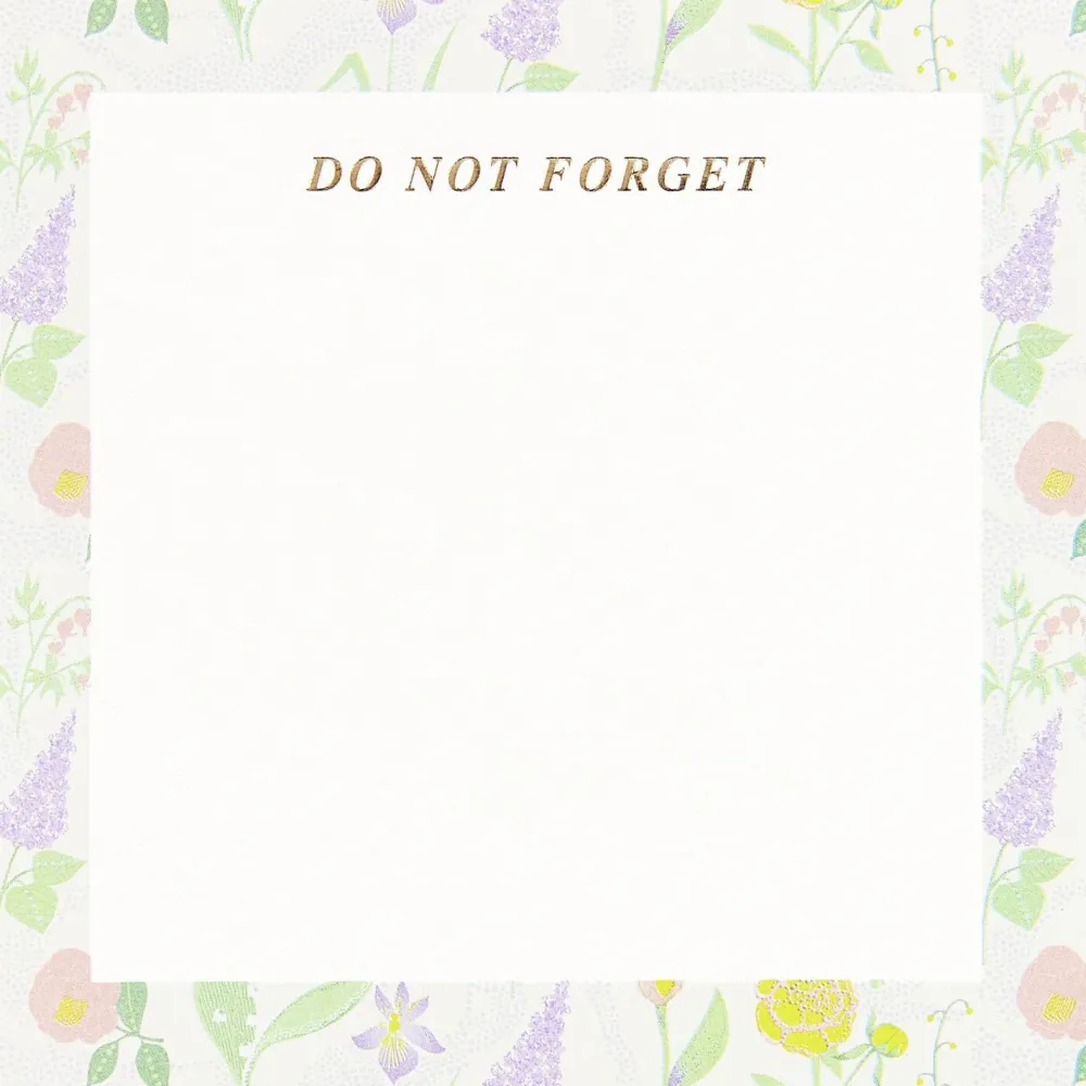 Rico Design Karteczki Memo Flower Frames 9 x 9 cm - Paper Poetry - 200 szt. > Karteczki Samoprzylepne
