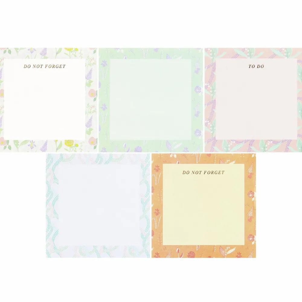 Rico Design Karteczki Memo Flower Frames 9 x 9 cm - Paper Poetry - 200 szt. > Karteczki Samoprzylepne
