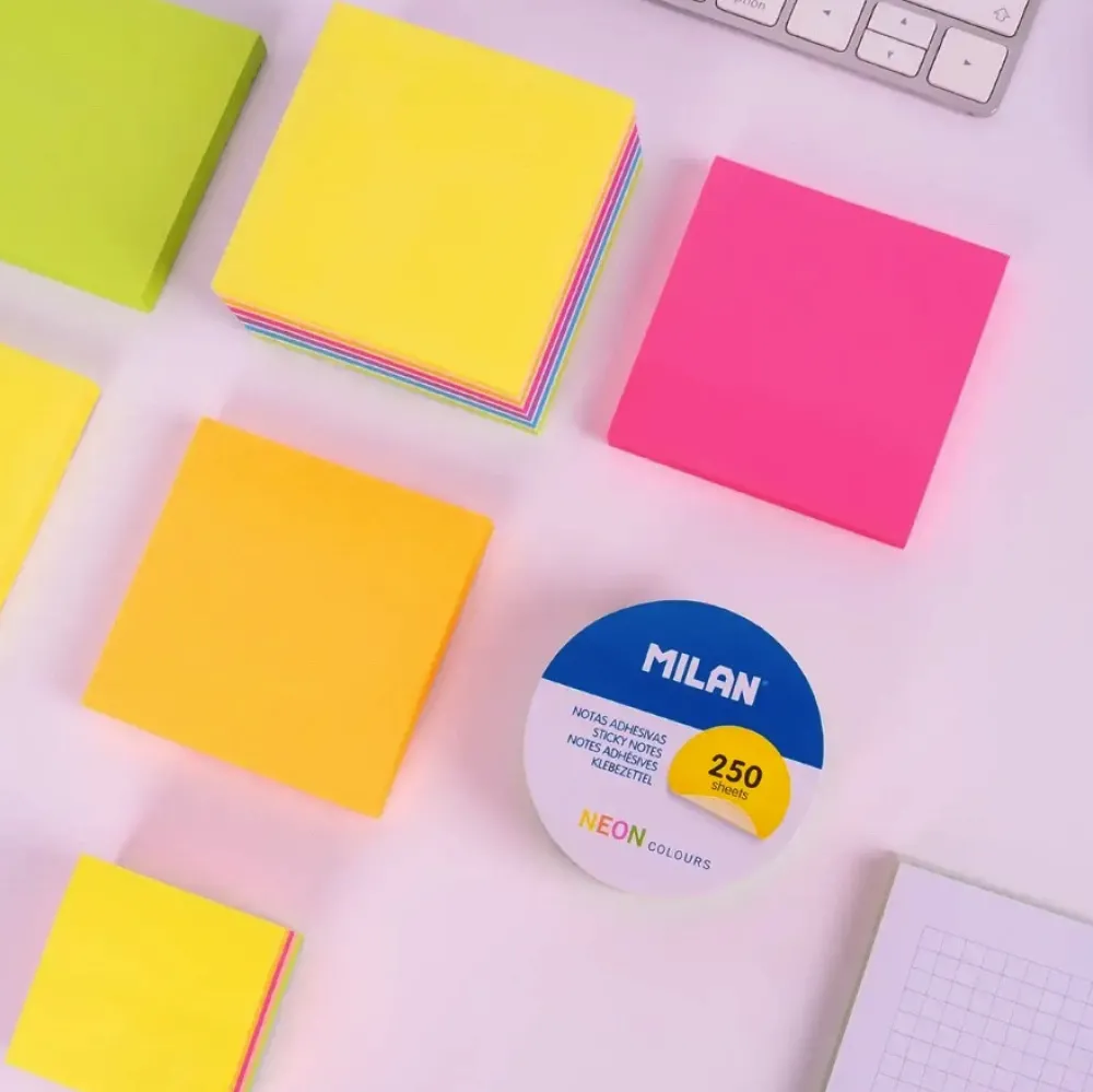 Milan Karteczki samoprzylepne okrągłe - - Fluo 6,7 cm 250 szt. > Karteczki Samoprzylepne