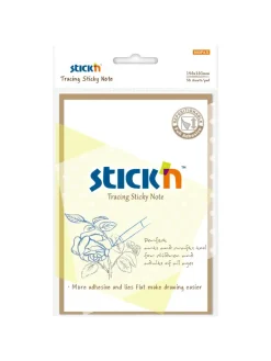 Karteczki samoprzylepne przezroczyste Stick'N - 51 x 76 mm, 50 szt. ><noscript><img width=