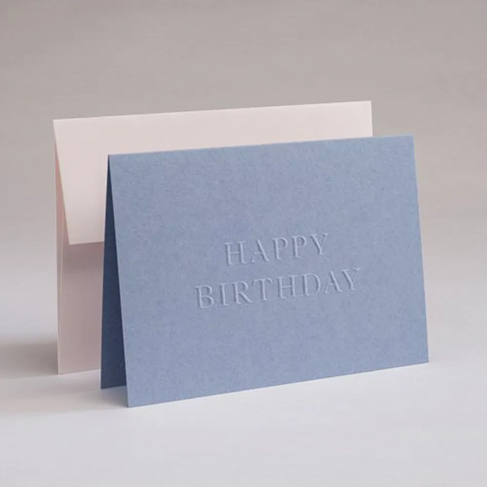 Gmund Kartka okolicznościowa A6 - - Letterpress² Merci > Kartki Okolicznościowe