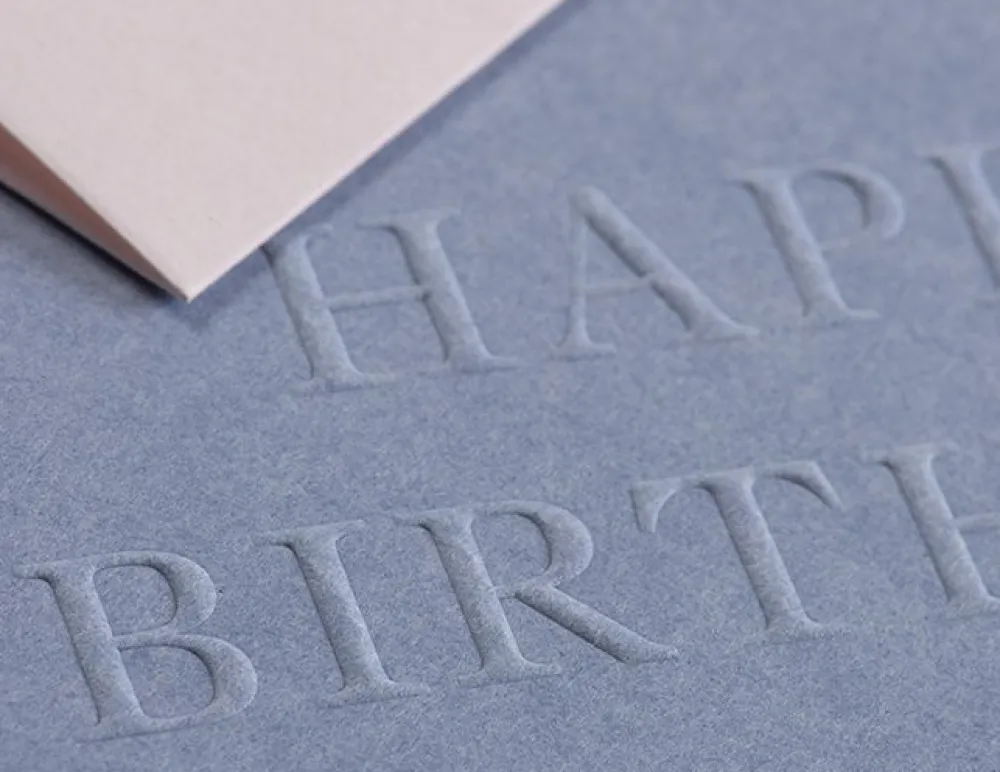 Gmund Kartka okolicznościowa A6 - - Letterpress² Merci > Kartki Okolicznościowe