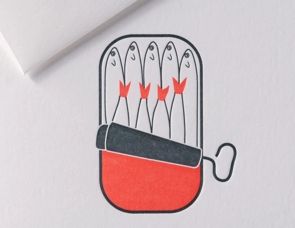 Gmund Kartka okolicznościowa A6 - - Letterpress² Better Together