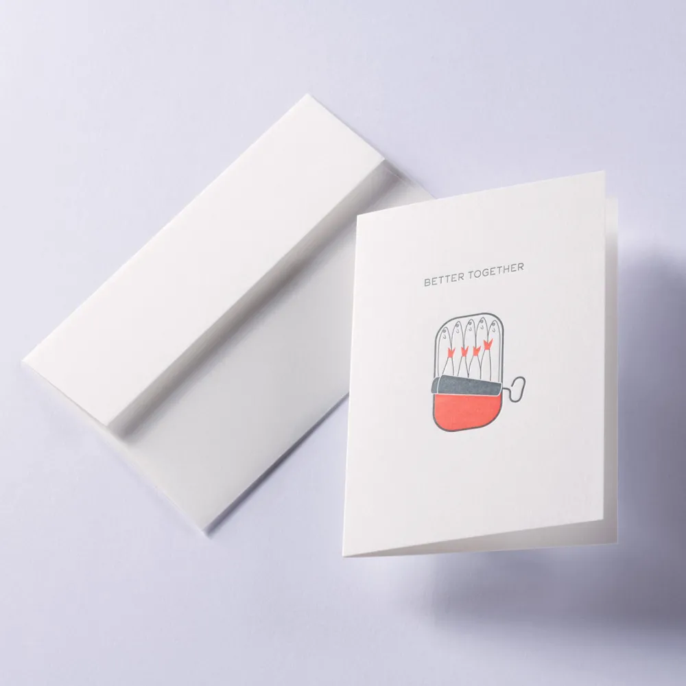Gmund Kartka okolicznościowa A6 - - Letterpress² Better Together