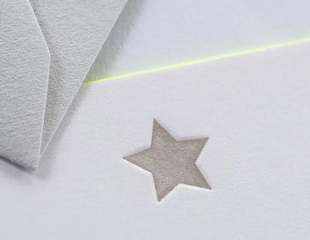 Gmund Kartka okolicznościowa A6 - - Icon Baby Footprint > Kartki Okolicznościowe