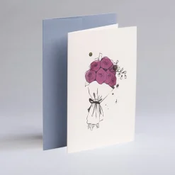 Gmund Kartka okolicznościowa A6 - - Illustration Flowers