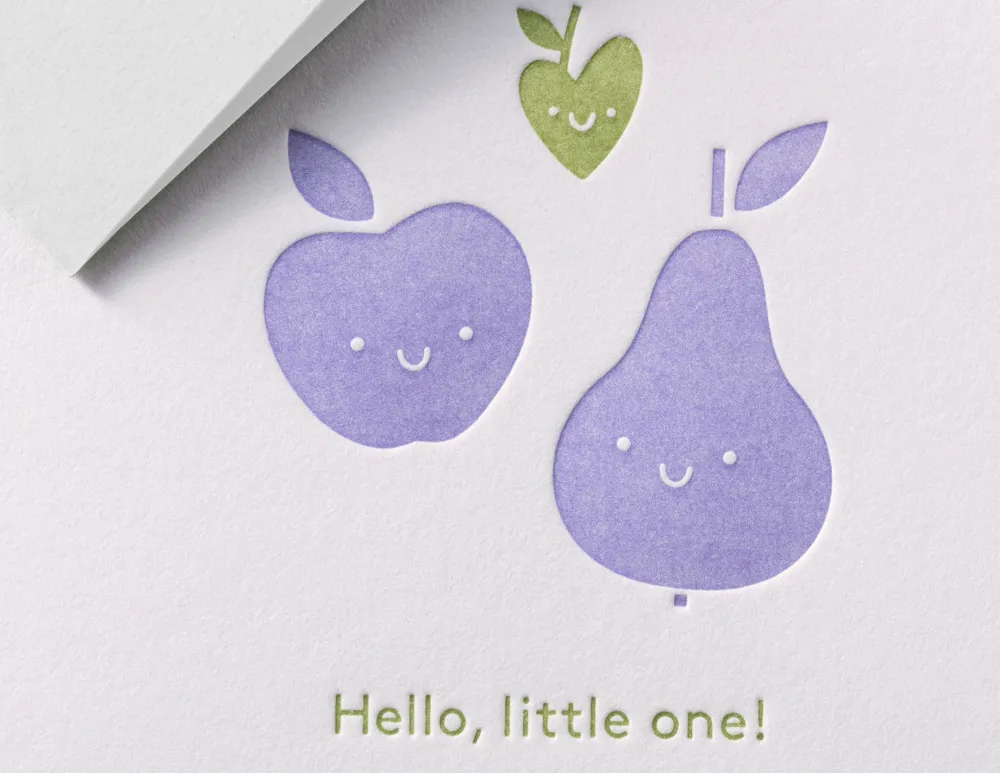 Gmund Kartka okolicznościowa A6 - - Little One Fruities lilac