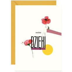 Paper Words Kartka okolicznościowa A6 - Paperwords - Wielkie Dzięki