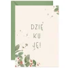 Paper Words Kartka okolicznościowa A6 - Paperwords - Dziękuję, Poziomki