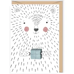 Cudowianki Kartka okolicznościowa - - Big bear, 12 x 17 cm > Kartki Okolicznościowe