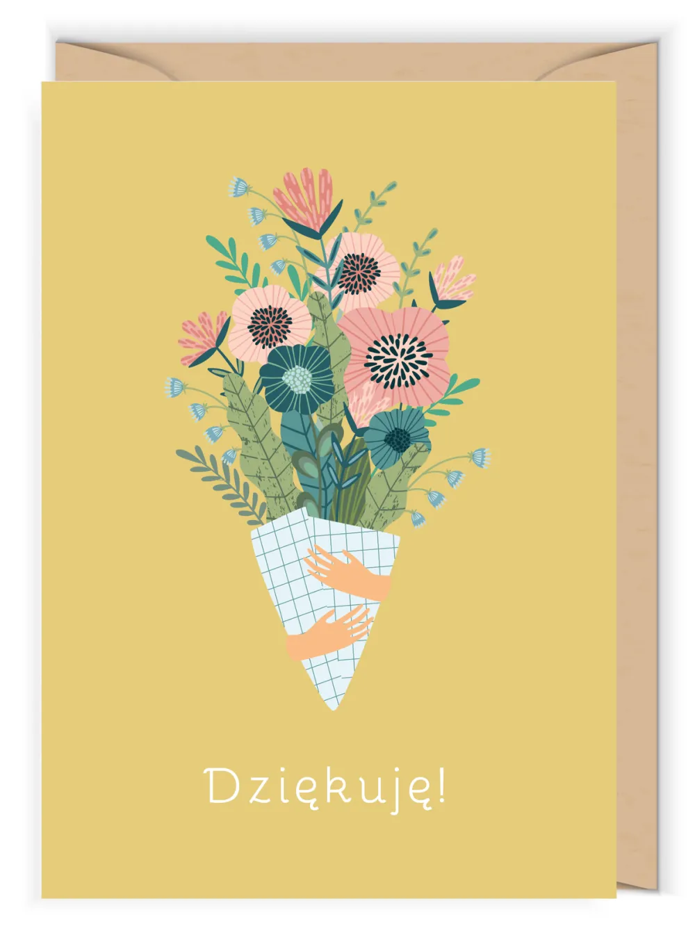 Cudowianki Kartka okolicznościowa - - Kartka z podziękowaniem, 12 x 17 cm