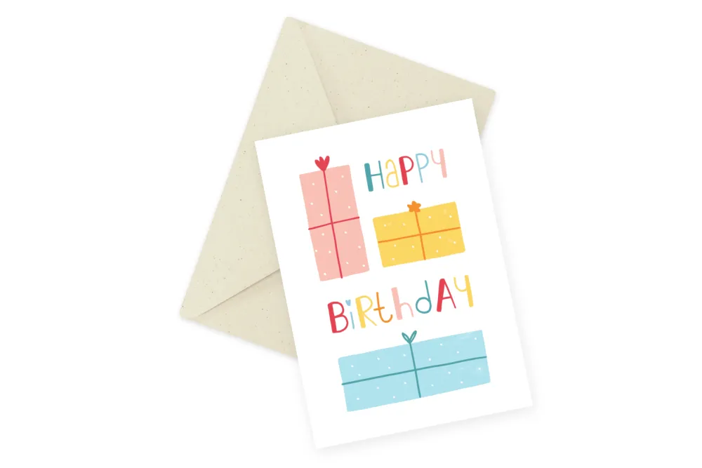 Eokke Kartka okolicznościowa - Eökke - Happy Birthday